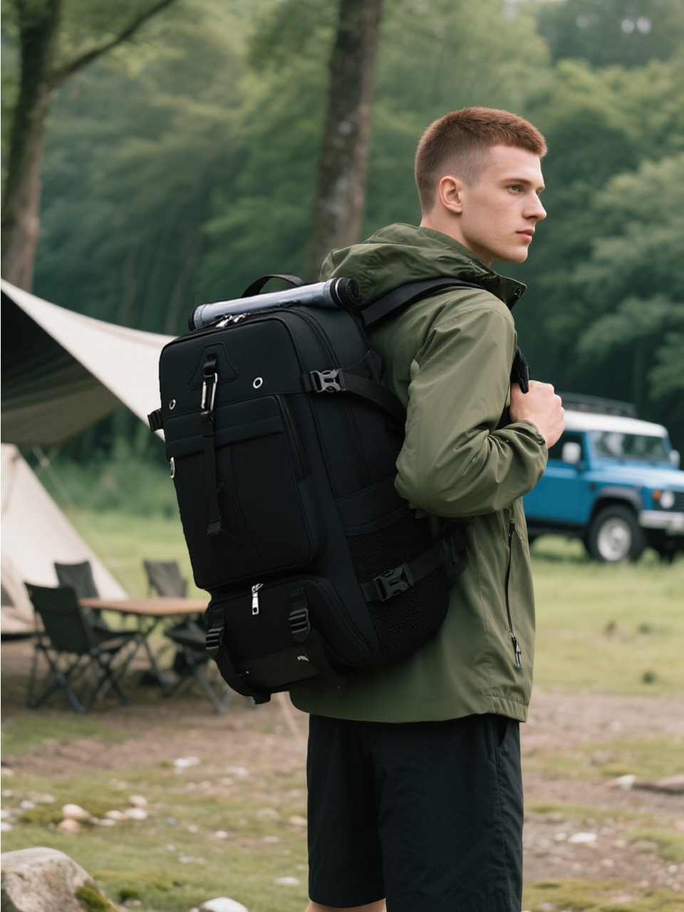 60L Large Travel Backpack Wate - Men'S Shoes ulasan dan harga