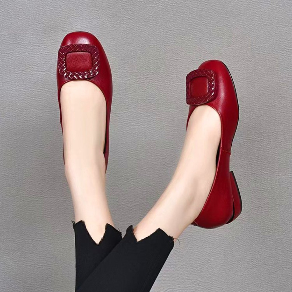 Soft Leather Cow Tendon Soft S - Heels ulasan dan harga