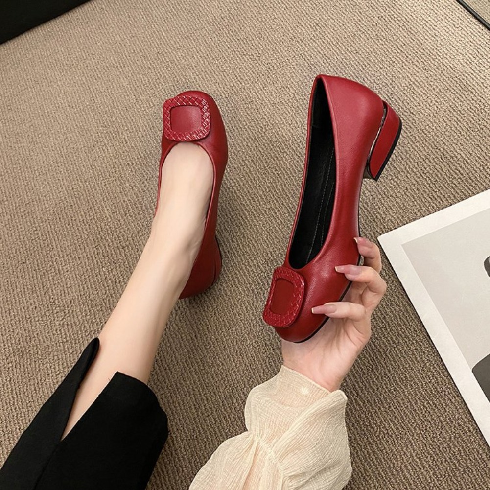 Soft Leather Cow Tendon Soft S - Heels ulasan dan harga